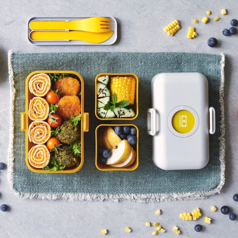 Lunch box - Bento enfant - Jaune