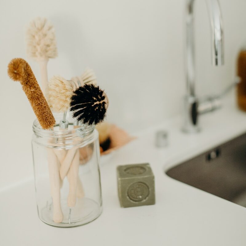 Goupillon en fibre de coco