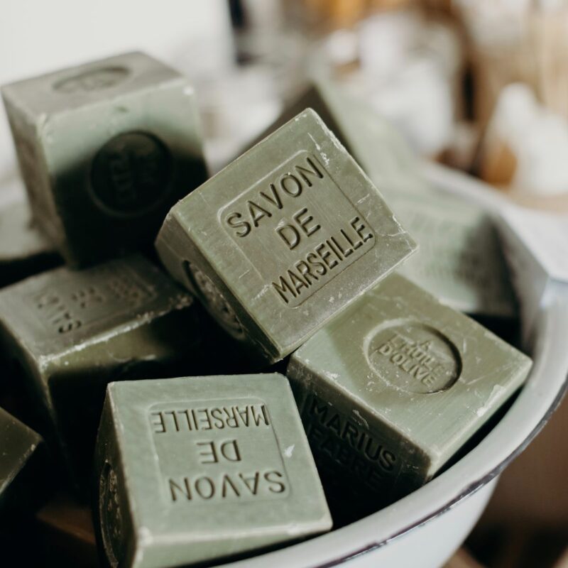 Cube de savon de Marseille à l'Huile d'Olive