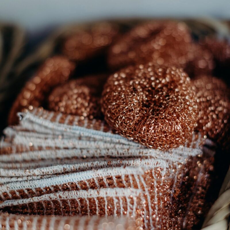 Carré à récurer cuivre