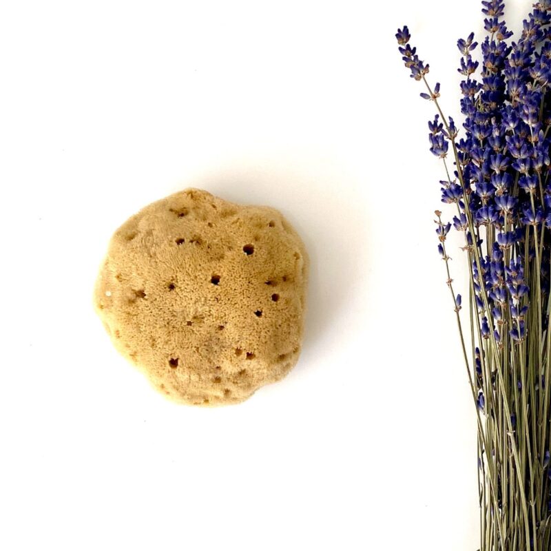Eponge de bain pour peaux sensibles