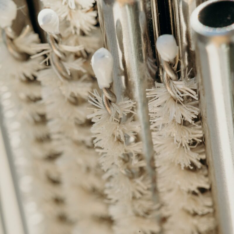 Goupillon pour paille en sisal