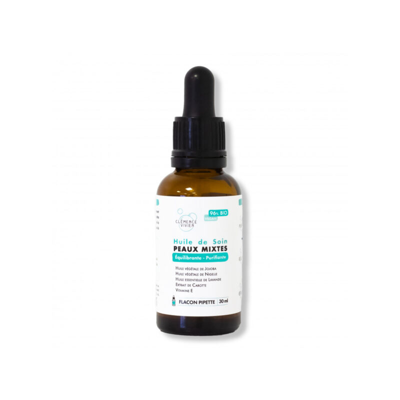 Huile de soin peaux mixtes