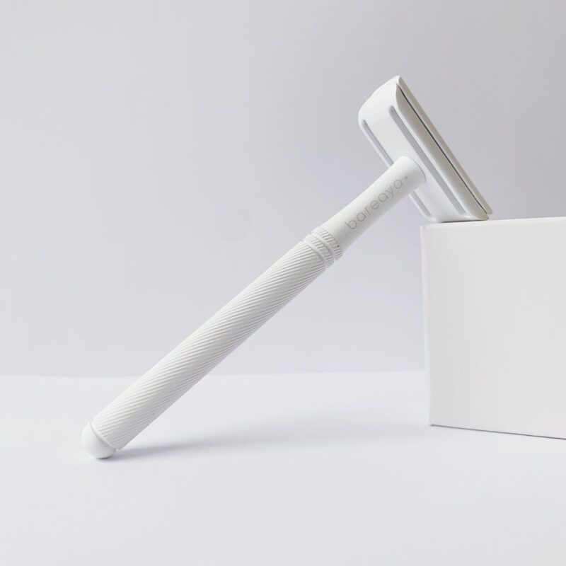 Rasoir en laiton - Blanc