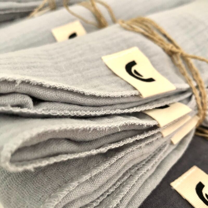 Serviettes en gaze de coton "Okjö" x 4