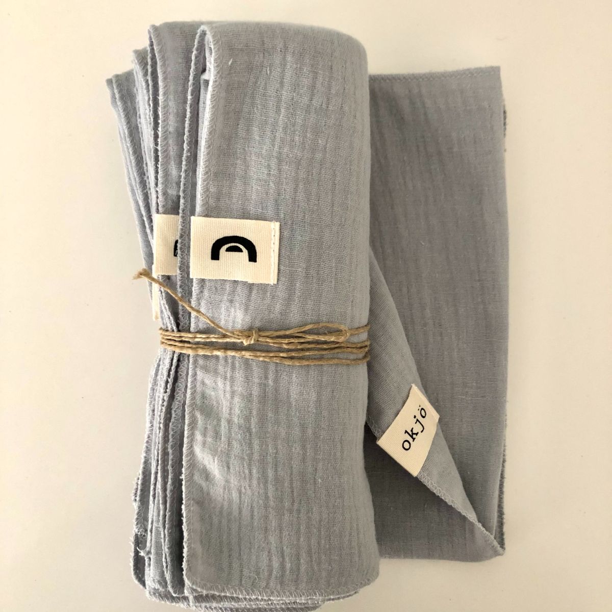serviettes-gaze-okjo-gris-clair