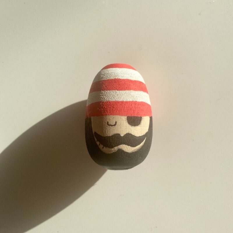 Oeuf en bois à peindre