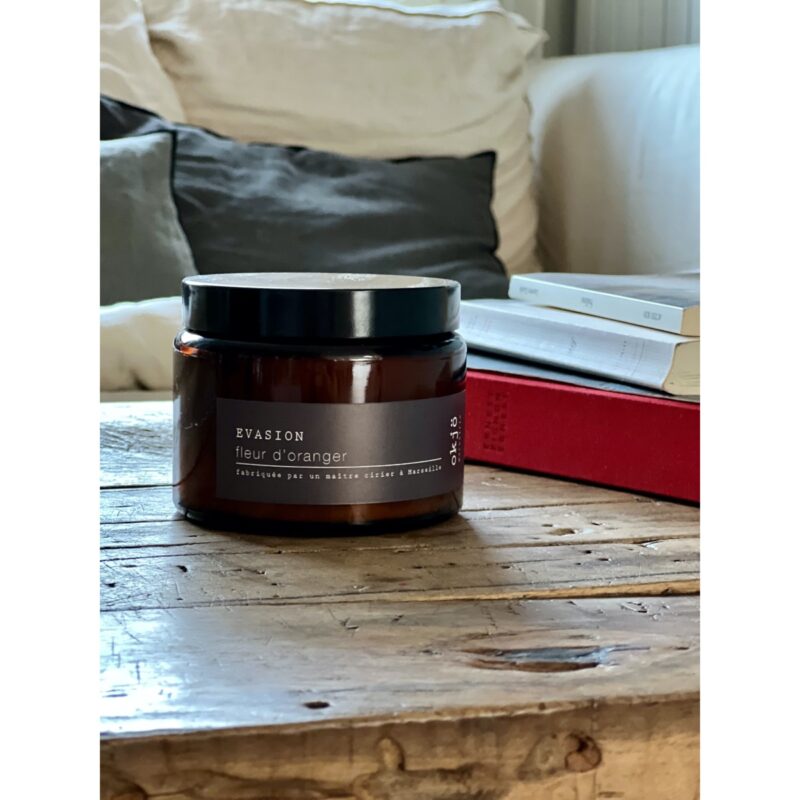 Bougie "Evasion" - Fleur d'Oranger - Okjö