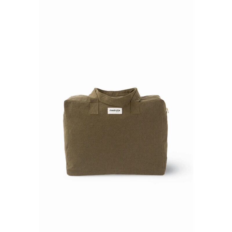 Elzevir Kaki - Grand sac weekend -  Rive Droite