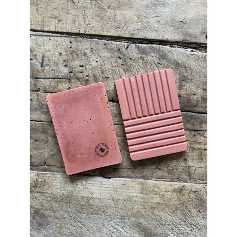 Porte-savon artisanal rectangulaire - Terra Cotta