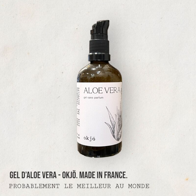 Gel d'Aloe Vera Okjo. Cultivé et produit en France