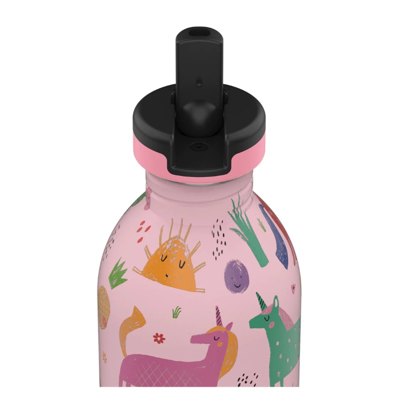 gourde-enfant-24bottles-500ml-licorne-bouchon-sport-ouvert