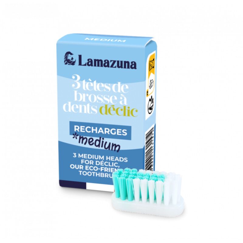 Recharge de 3 têtes de brosse à dents - Medium